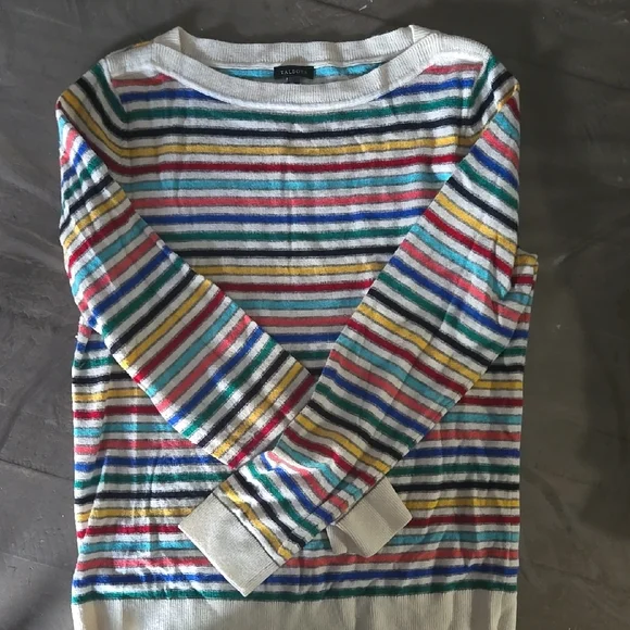 Talbots Striped Multicolor Sweater - Picture 3 of 7